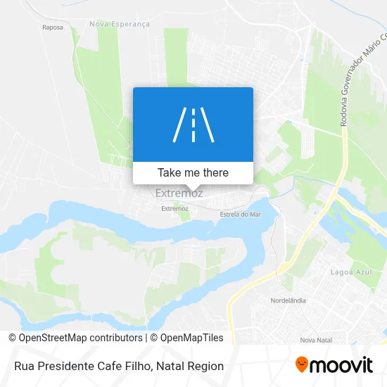 Rua Presidente Cafe Filho map