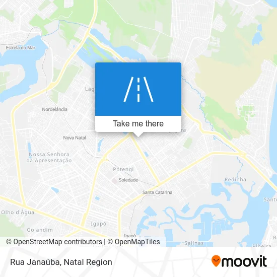 Rua Janaúba map