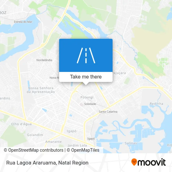 Rua Lagoa Araruama map