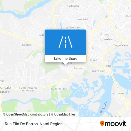 Rua Elia De Barros map
