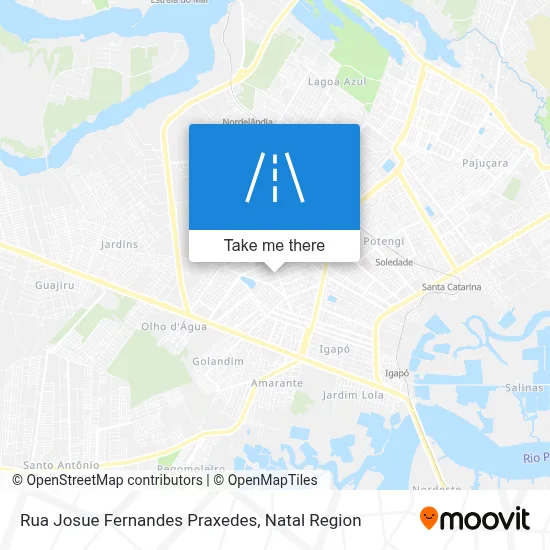 Rua Josue Fernandes Praxedes map
