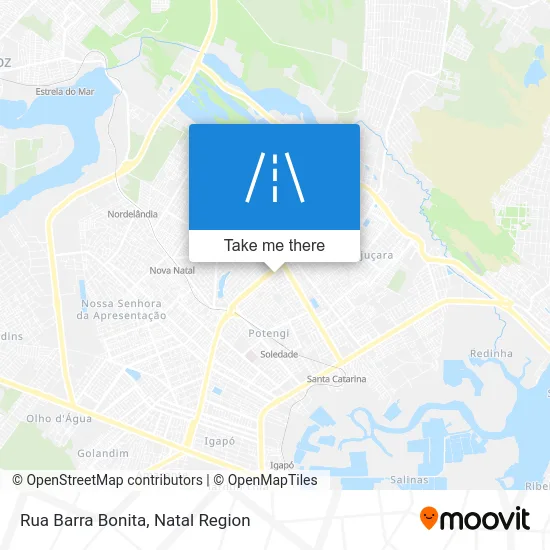 Rua Barra Bonita map
