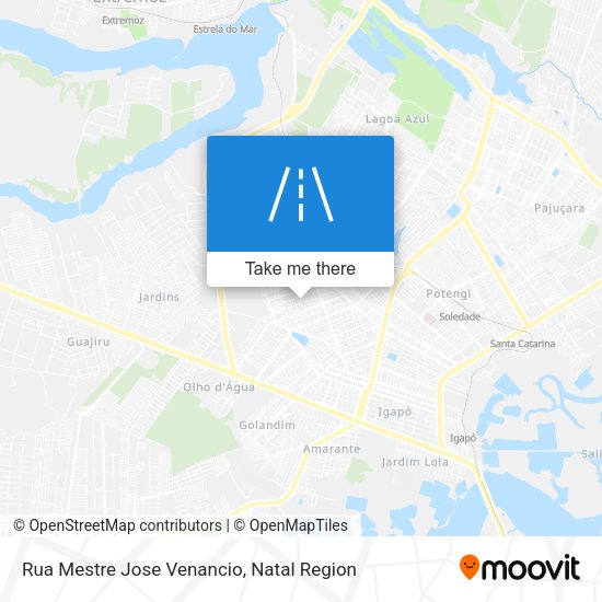 Rua Mestre Jose Venancio map