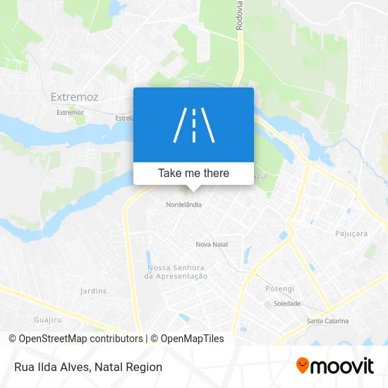 Rua Ilda Alves map