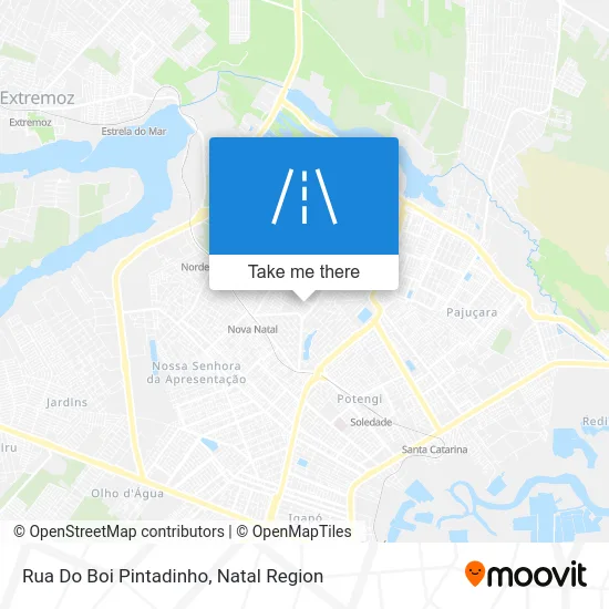Rua Do Boi Pintadinho map