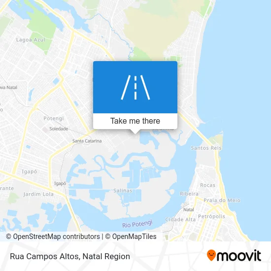 Rua Campos Altos map