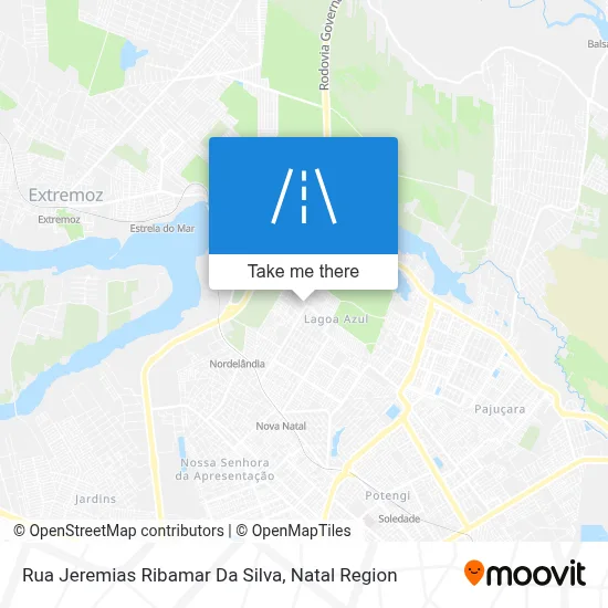 Rua Jeremias Ribamar Da Silva map