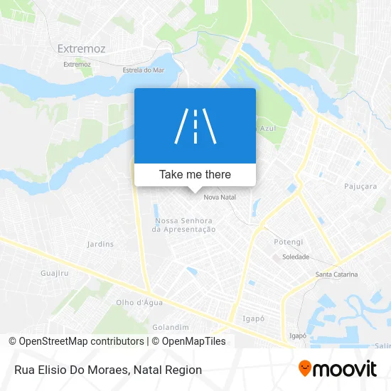 Rua Elisio Do Moraes map