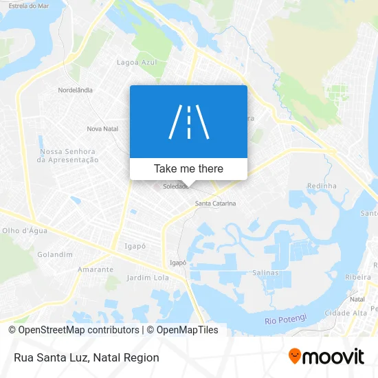Rua Santa Luz map