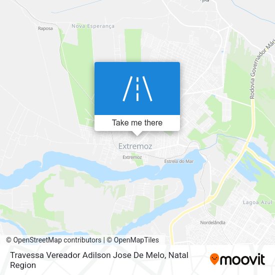 Travessa Vereador Adilson Jose De Melo map