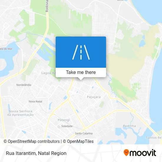 Rua Itarantim map