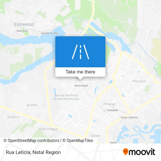 Rua Leticia map