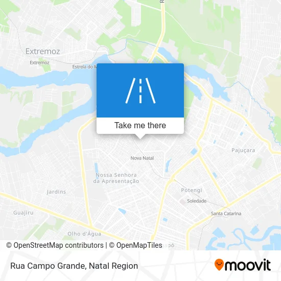 Rua Campo Grande map