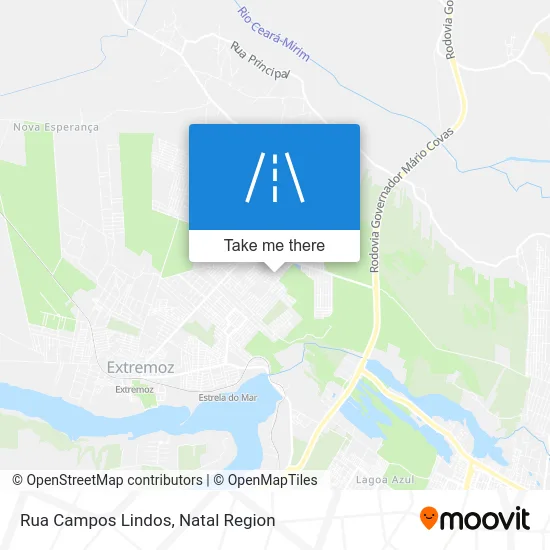 Rua Campos Lindos map