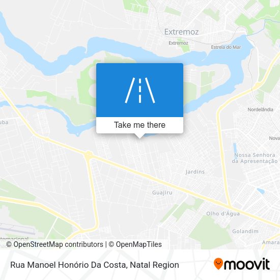 Rua Manoel Honório Da Costa map
