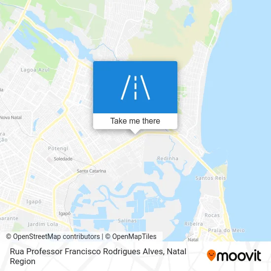 Rua Professor Francisco Rodrigues Alves map