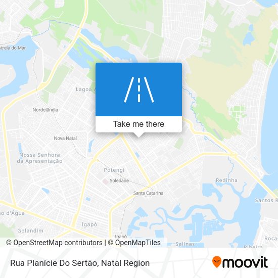 Rua Planície Do Sertão map
