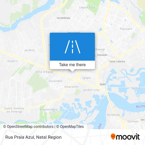 Rua Praia Azul map