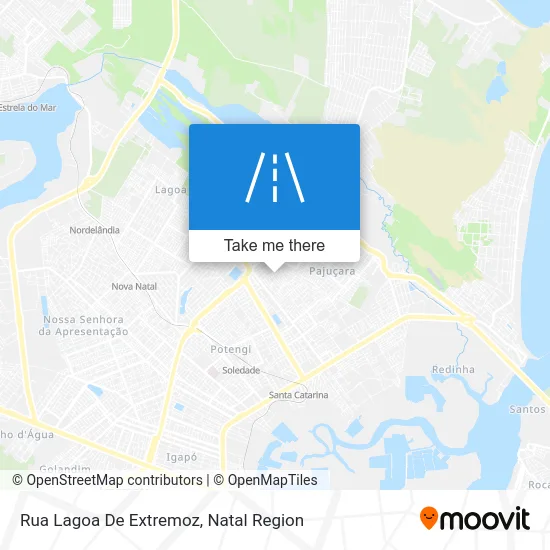 Rua Lagoa De Extremoz map