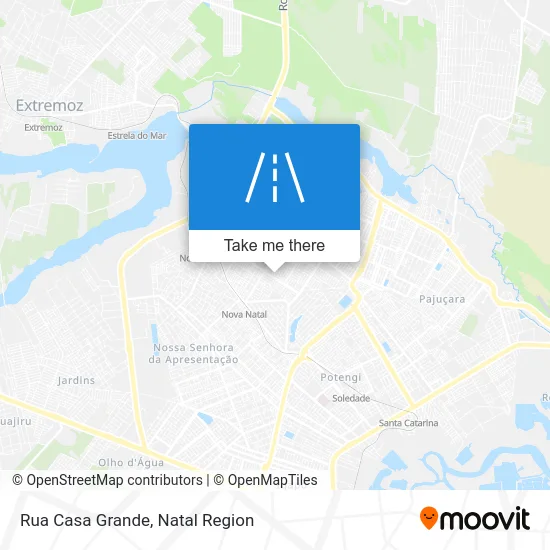 Rua Casa Grande map