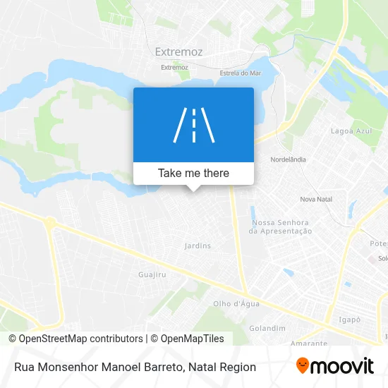 Rua Monsenhor Manoel Barreto map