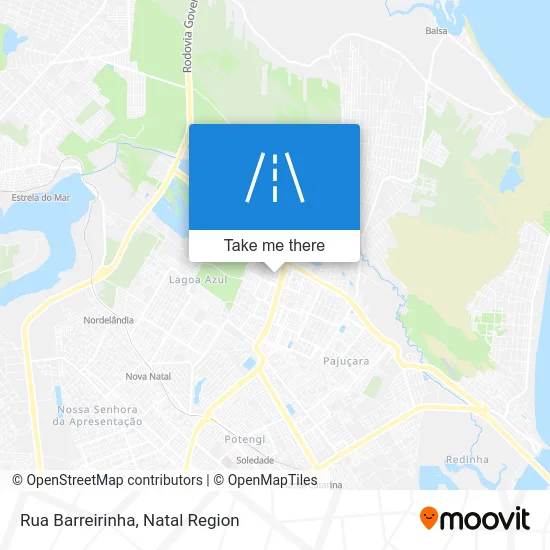 Rua Barreirinha map