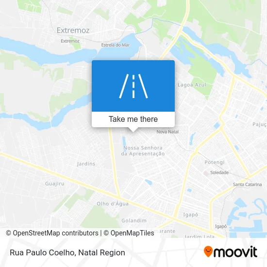 Rua Paulo Coelho map