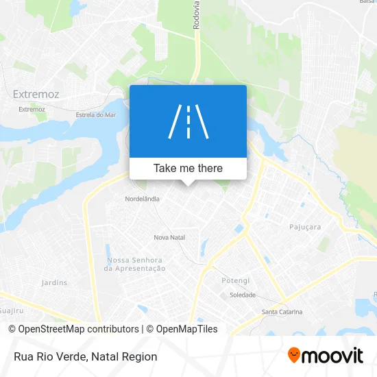 Rua Rio Verde map