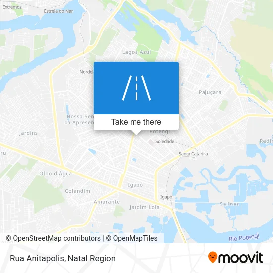 Rua Anitapolis map