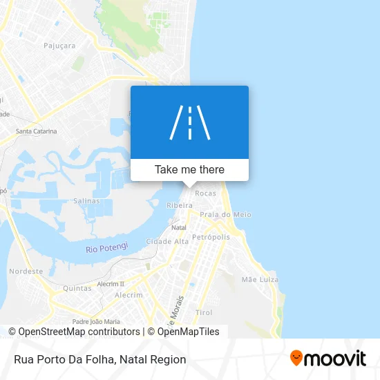 Rua Porto Da Folha map