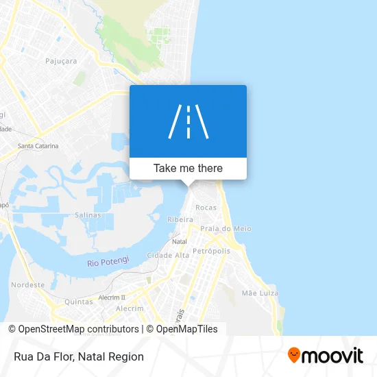 Rua Da Flor map