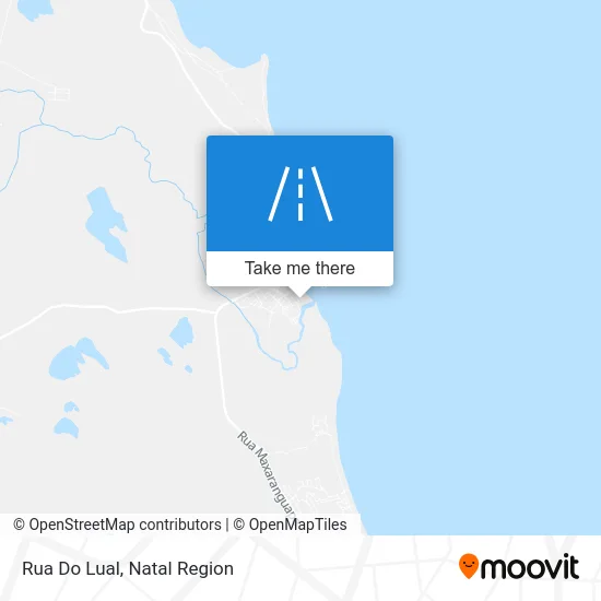 Rua Do Lual map