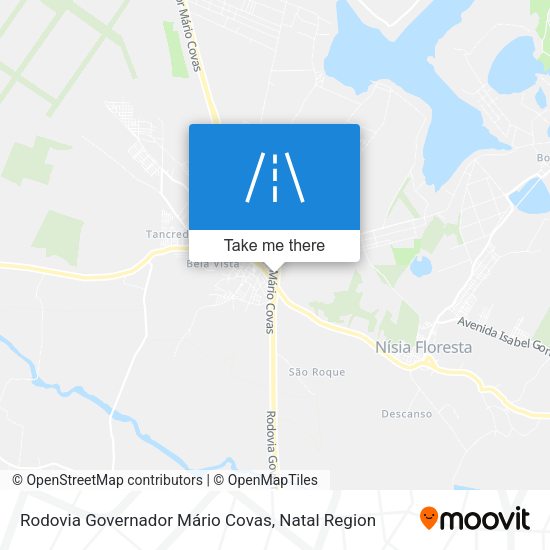 Rodovia Governador Mário Covas map