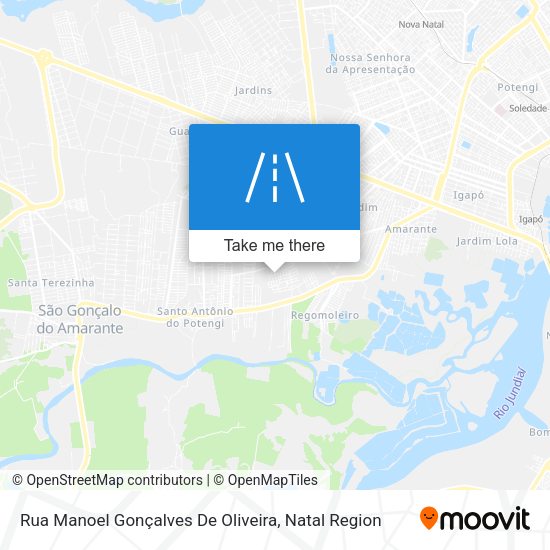 Rua Manoel Gonçalves De Oliveira map