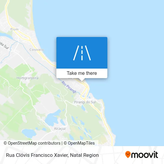 Rua Clóvis Francisco Xavier map