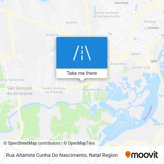Rua Altamira Cunha Do Nascimento map