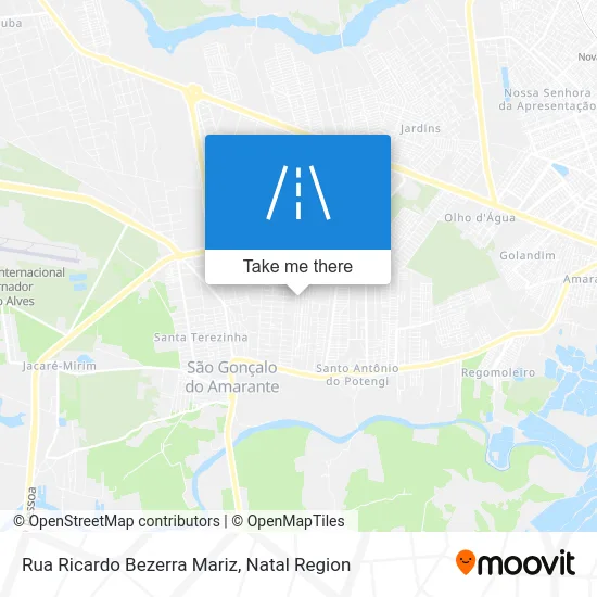 Rua Ricardo Bezerra Mariz map