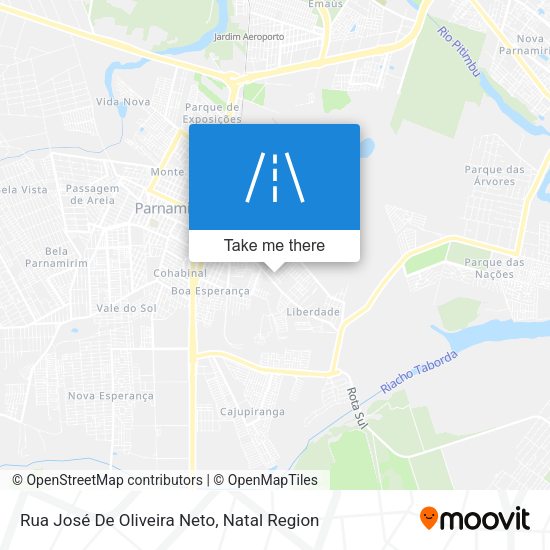 Rua José De Oliveira Neto map