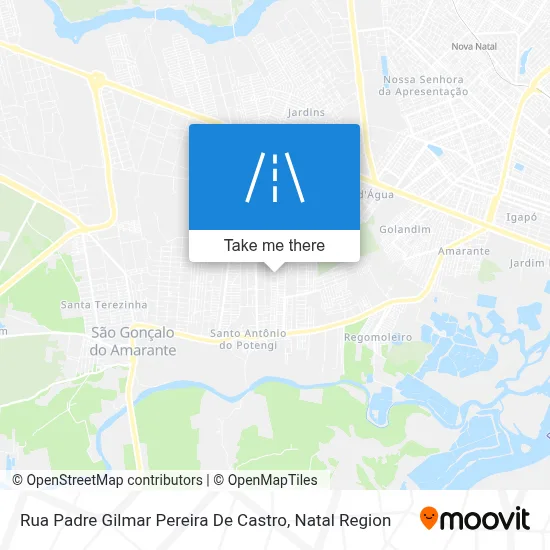Rua Padre Gilmar Pereira De Castro map