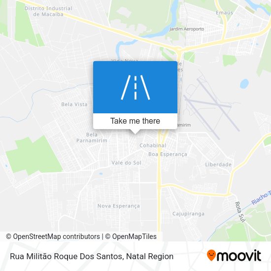 Rua Militão Roque Dos Santos map