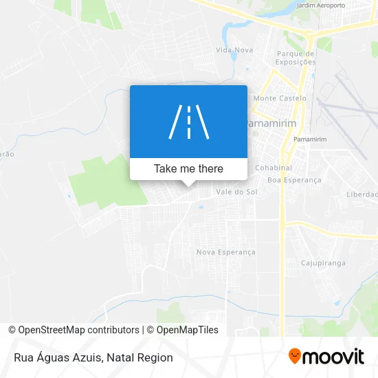 Rua Águas Azuis map