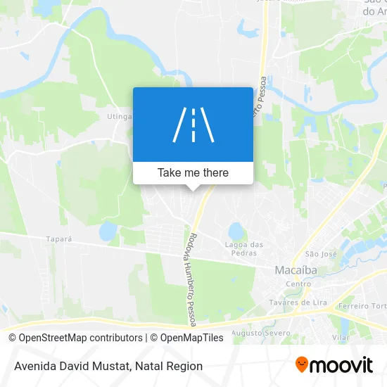 Avenida David Mustat map