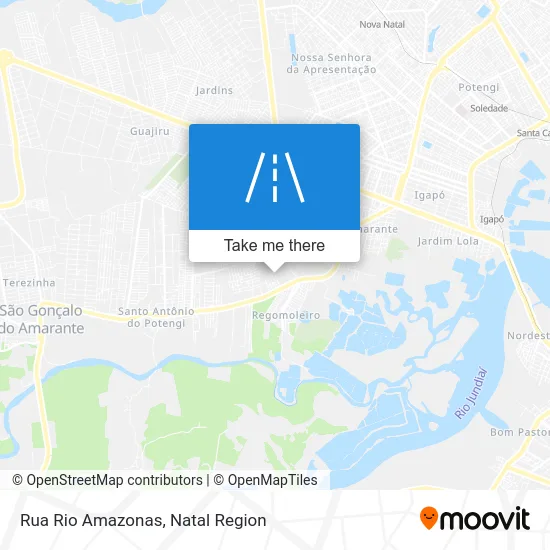Rua Rio Amazonas map