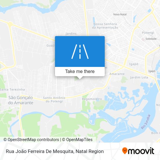 Rua João Ferreira De Mesquita map