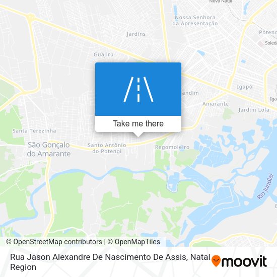 Rua Jason Alexandre De Nascimento De Assis map