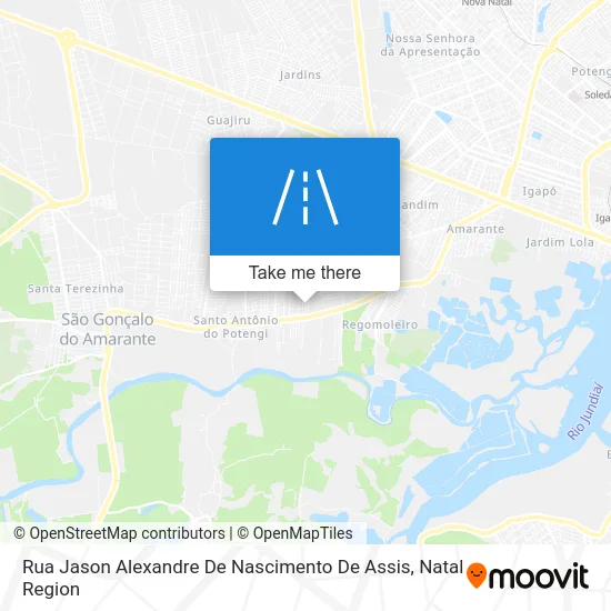 Rua Jason Alexandre De Nascimento De Assis map