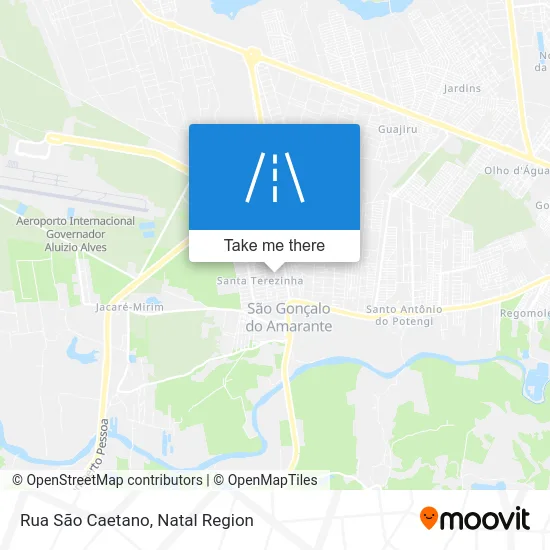 Rua São Caetano map