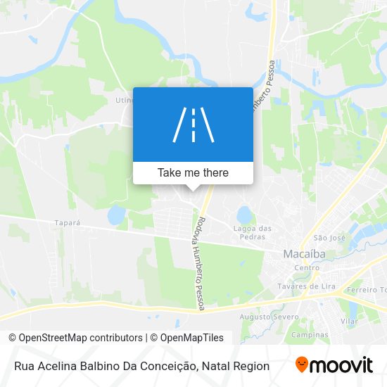 Rua Acelina Balbino Da Conceição map