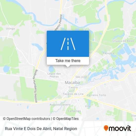 Rua Vinte E Dois De Abril map