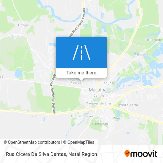 Rua Cicera Da Silva Dantas map